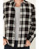 Image #3 - Brothers and Sons Men's Newton Plaid Print Long Sleeve Button-Down Western Shirt, Black, hi-res