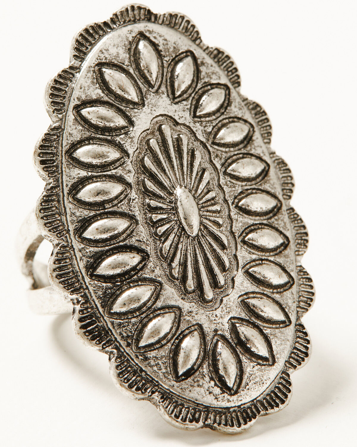 Image #2 - Shyanne Women's Luna Bella Concho Statement Ring, Silver, hi-res