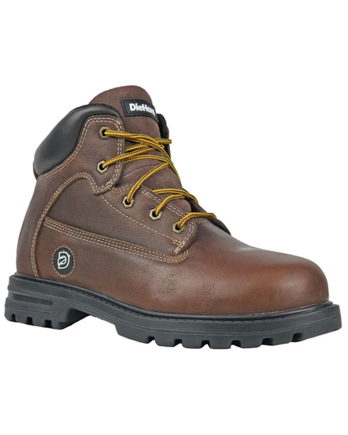 Die Hard Men's Charger V2 Waterproof Slip Resistant Work Boots - Composite Toe, Brown, hi-res