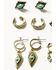 Image #2 - Shyanne Women's Desert Boheme Twisted Cuff Earring Set - 6 Pieces, Gold, hi-res