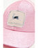Image #2 - John Deere Girls' Historic Logo Patch Glitter Baseball Cap , Pink, hi-res