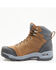 Image #3 - Hawx Men's Lace To Toe Crazy Horse Waterproof Work Boots - Soft Toe, Brown, hi-res