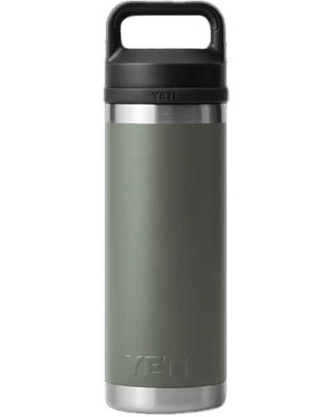 Image #2 - Yeti Rambler® 18oz Water Bottle with Chug Cap , Green, hi-res