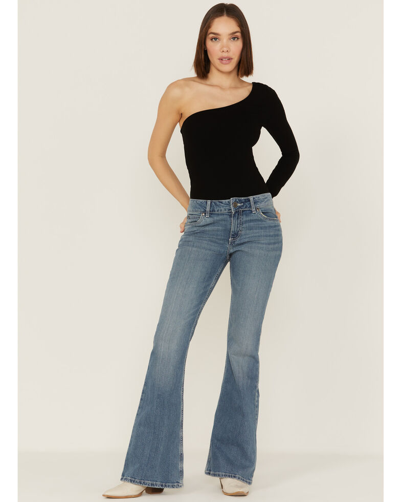 Wrangler Women's Tori Mae Flare Jeans, Blue, hi-res