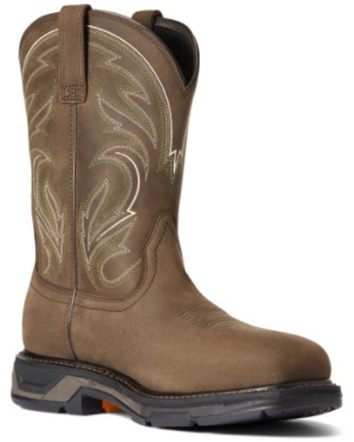 Image #1 - Ariat Men's Distressed WorkHog® XT Cottonwood Work Boot - Composite Toe, Brown, hi-res