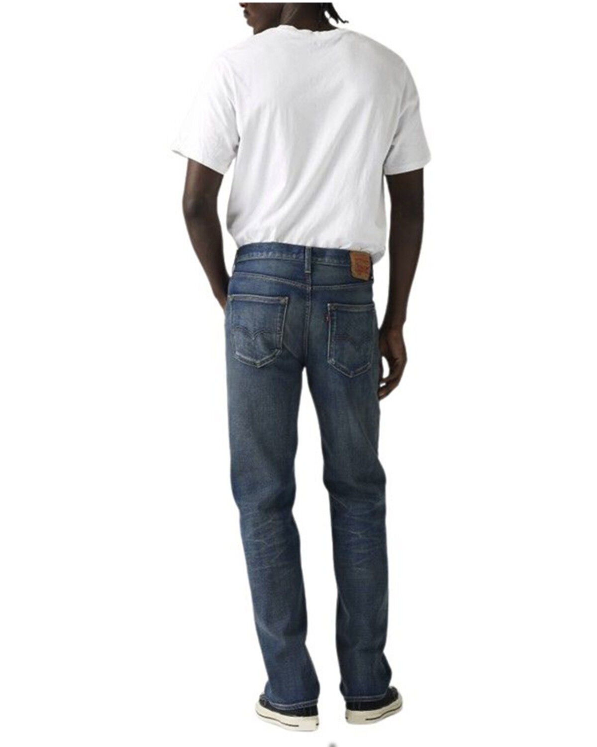Image #1 - Levi's Men's 501® Original Fit Straight Denim Jeans, Dark Wash, hi-res