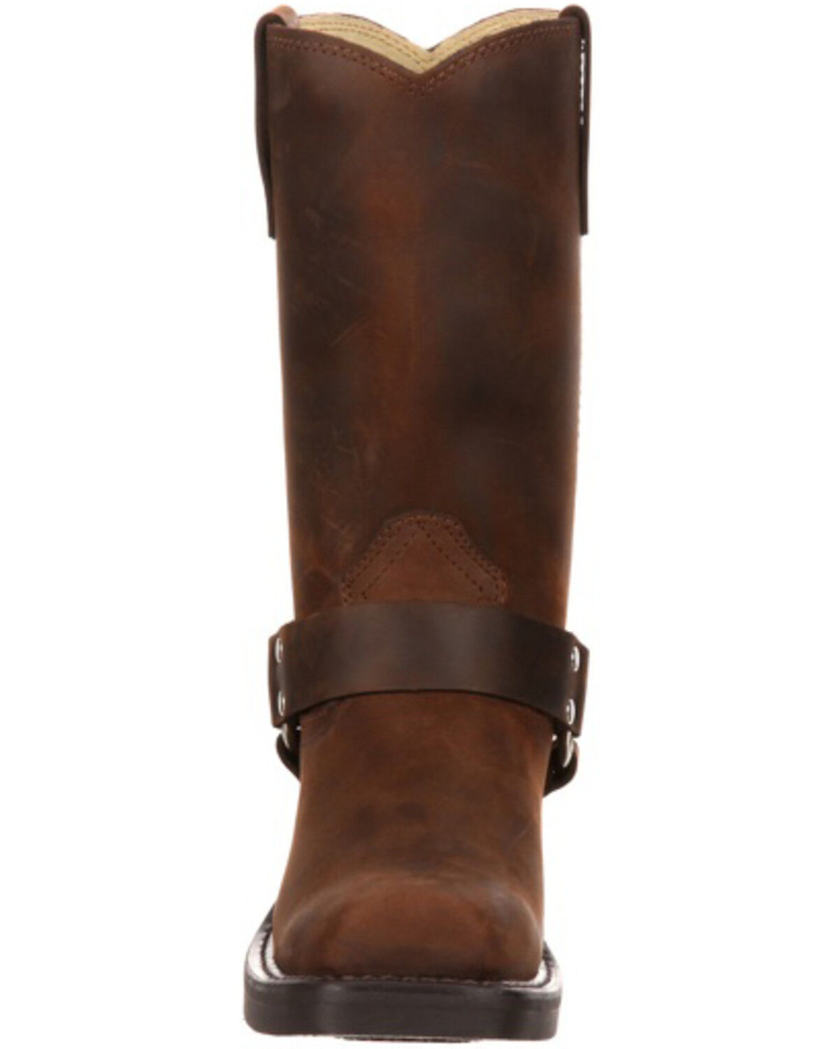 Image #7 - Durango Women's Harness Western Boots - Square Toe, Brown, hi-res