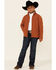 Panhandle Boys' Performance Zip-Front Softshell Jacket , Rust Copper, hi-res