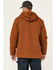 Image #4 - Lucky Brand Workwear Men's Chore Sherpa Lined Insulated Canvas Hooded Jacket, Brown, hi-res
