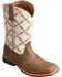 Image #1 - Twisted X Boys' Top Hand Western Boots - Square Toe, Brown, hi-res