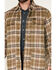 Image #3 - Wrangler Men's Plaid Print Quilted Jacket, Olive, hi-res