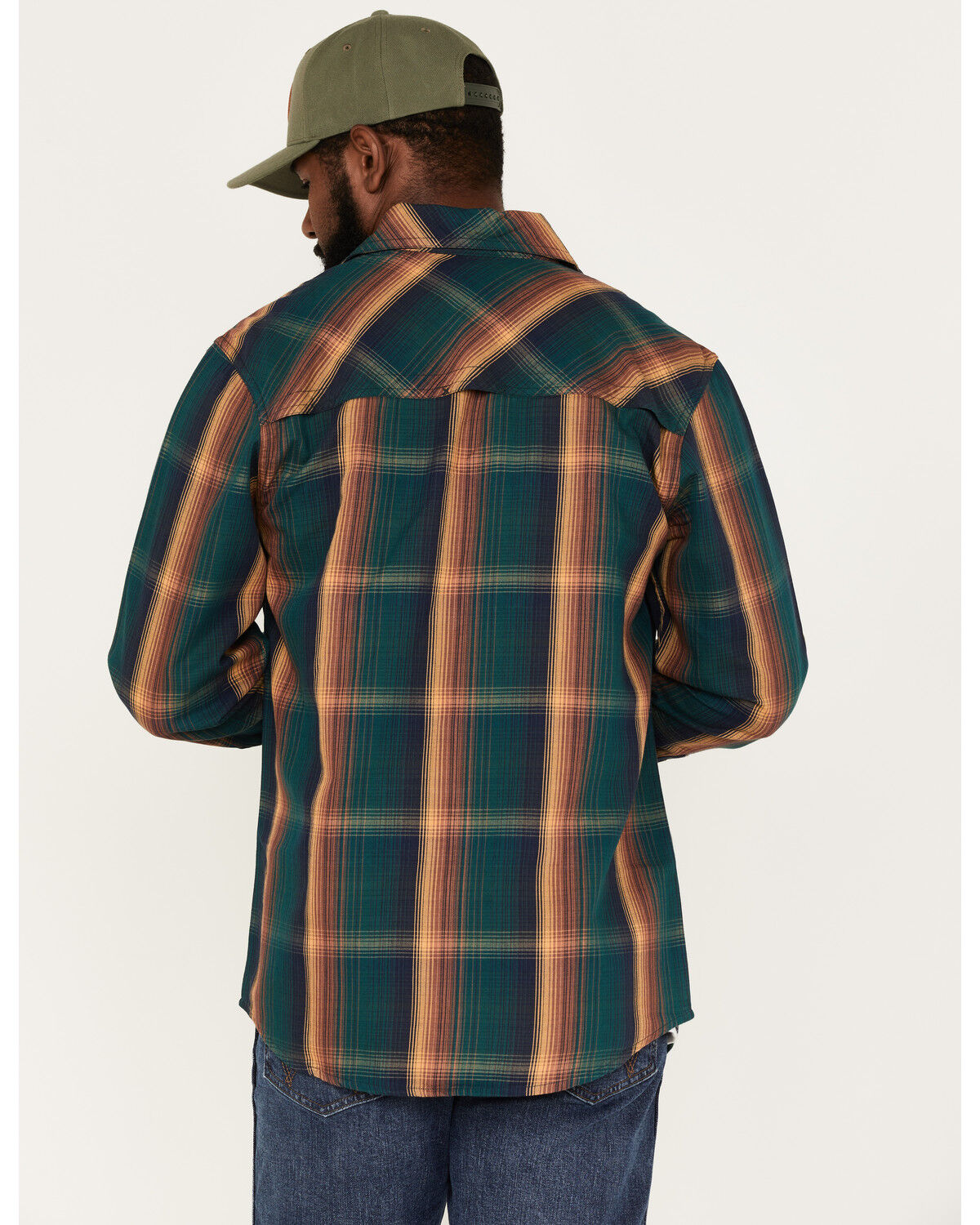 Image #4 - Resistol Men's Parker Large Plaid Button Down Western Shirt, Multi, hi-res