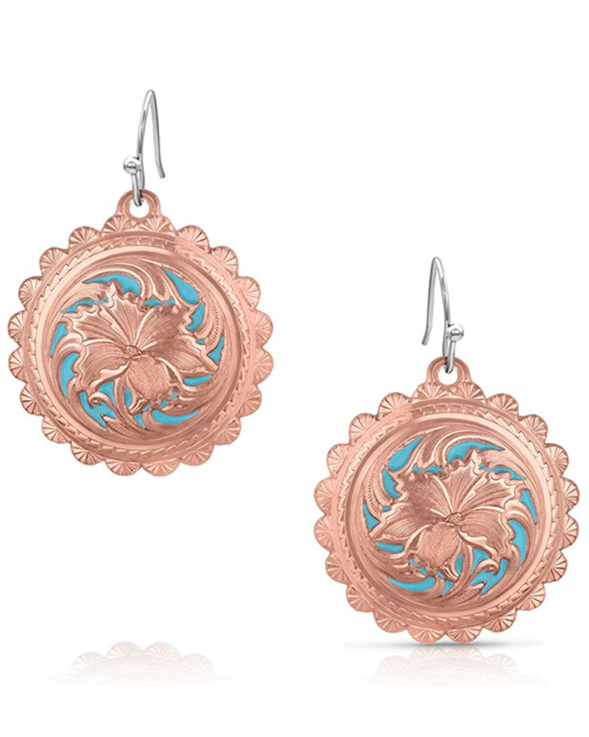 Image #1 - Montana Silversmiths Women's Emma's Sunlight Earrings, Silver, hi-res