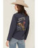 Image #1 - Ariat Women's Team Heritage Softshell Jacket, Blue, hi-res