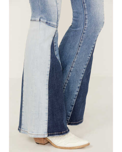 Image #2 - Vervet Women's Take It Easy Medium Wash High Rise Flare Jeans, Medium Wash, hi-res