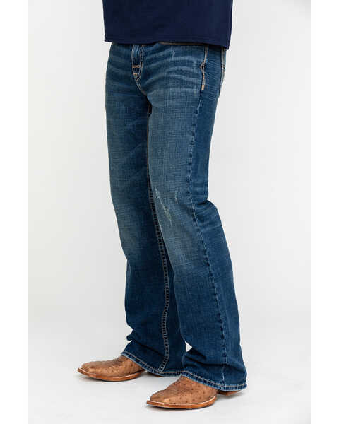 Image #3 - Cody James Core Men's Dungaree Medium Wash Stretch Relaxed Bootcut Jeans , , hi-res