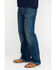 Cody James Core Men's Dungaree Medium Wash Stretch Relaxed Bootcut Jeans , , hi-res