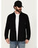 Image #1 - Brothers & Sons Men's Hamilton Solid Long Sleeve Button-Down Western Shirt Jacket, Black, hi-res