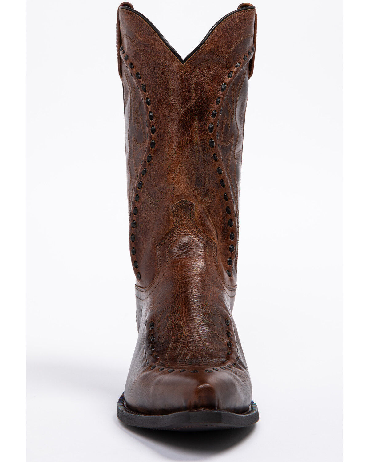 Image #2 - Laredo Men's Laramie Western Boots - Snip Toe, Rust, hi-res