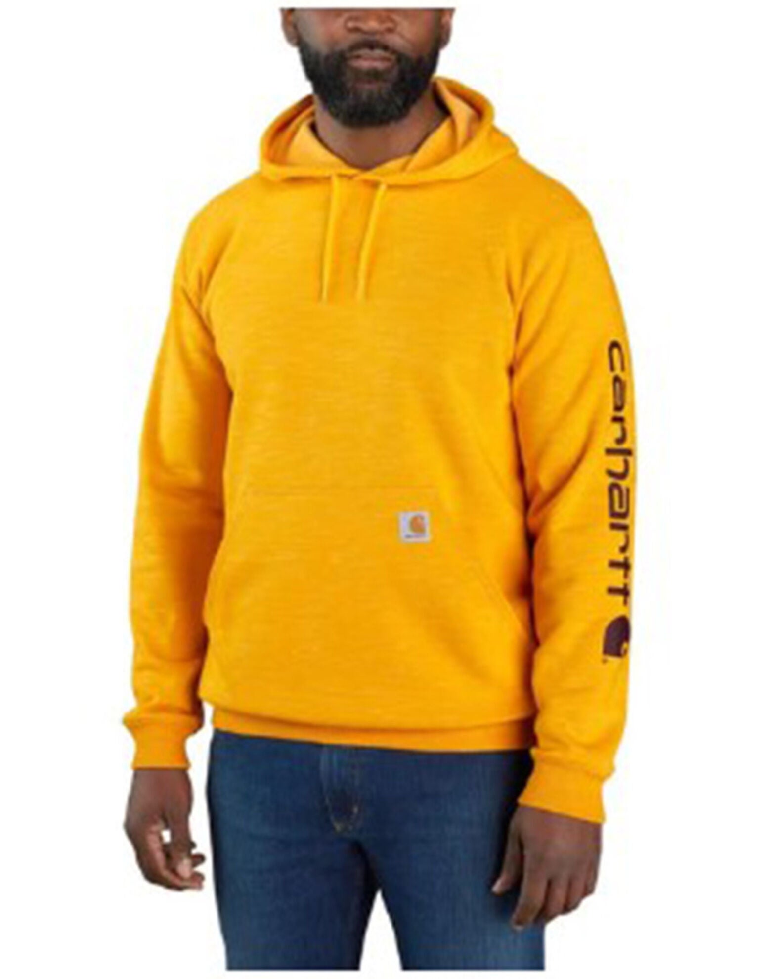 Carhartt Men's Loose Fit Midweight Logo Sleeve Graphic Hooded Sweatshirt |  Sheplers