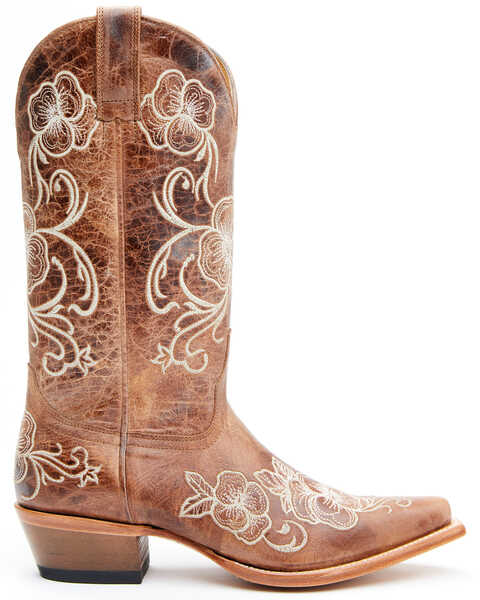 Image #3 - Shyanne Women's Lara Western Boots - Snip Toe, Taupe, hi-res