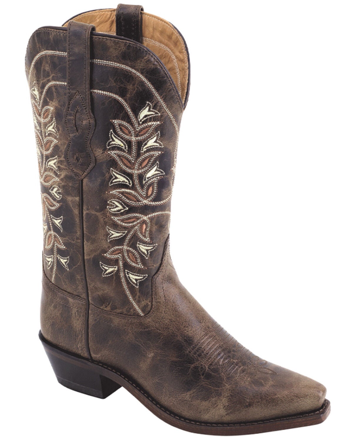 Old West Women's Western Boots - Snip Toe, Chocolate, hi-res