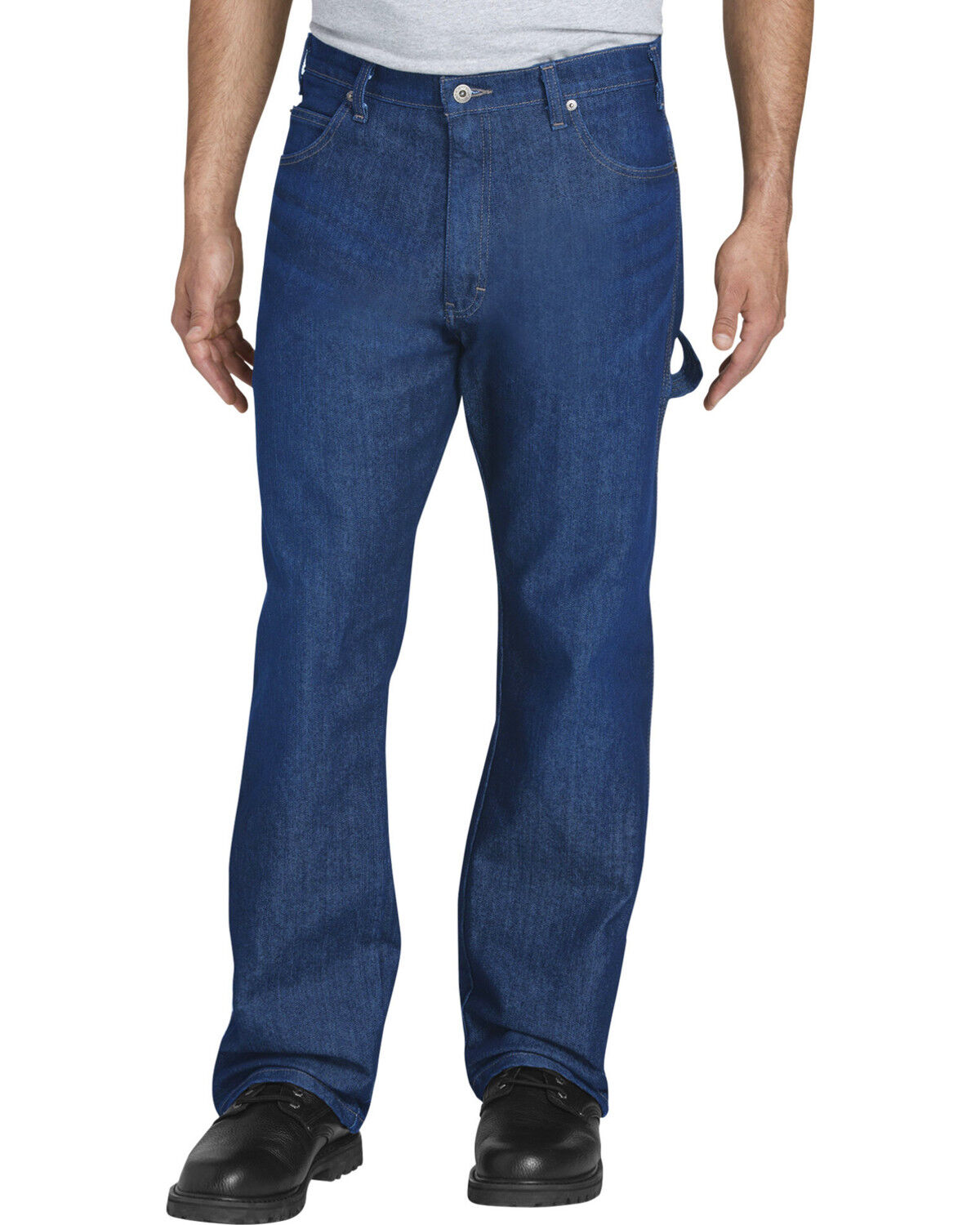 Image #2 - Dickies Men's Flex Relaxed Fit Carpenter Tough Max Straight Jeans, Indigo, hi-res