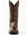 Image #4 - Cody James Men's Antique Cafe Ostrich Leg Exotic Western Boots - Broad Square Toe, Brown, hi-res
