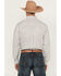 Image #4 - Cinch Men's Striped Print Long Sleeve Button-Down Western Shirt, Cream, hi-res