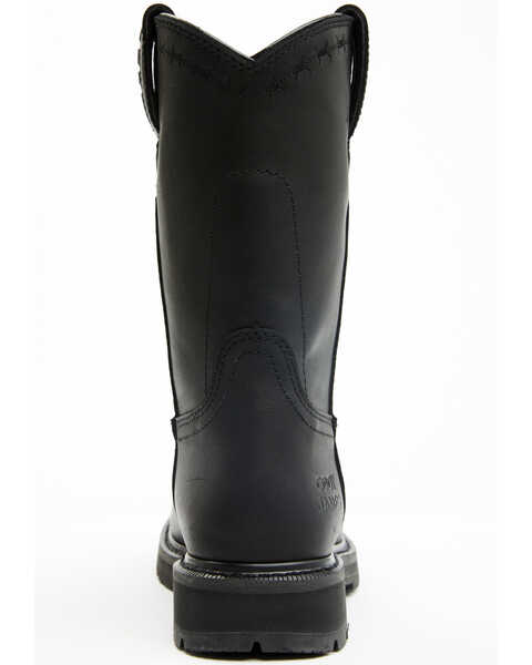 Image #5 - Cody James Men's Uniform Western Work Boots - Soft Toe , Black, hi-res