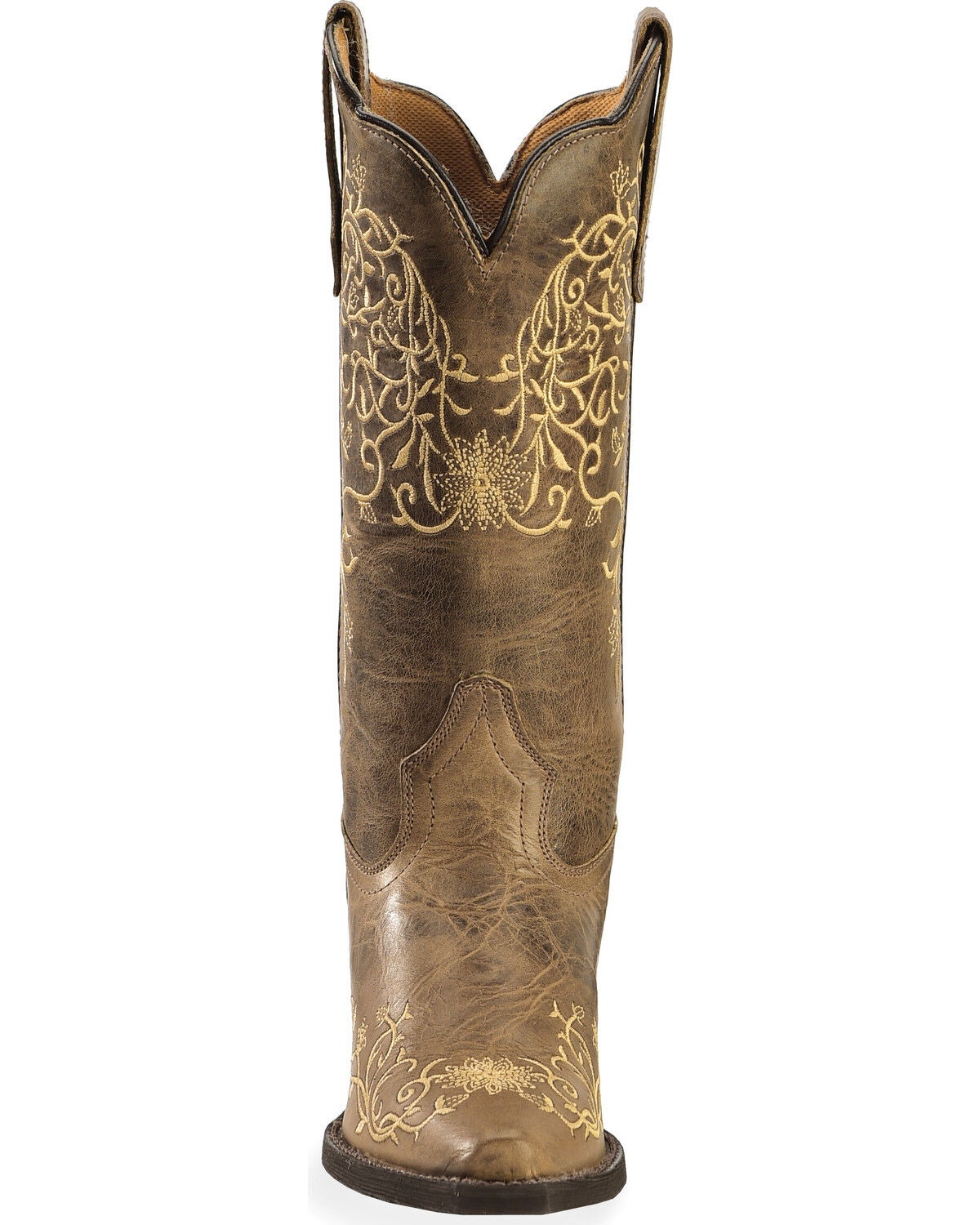 taupe cowgirl boots
