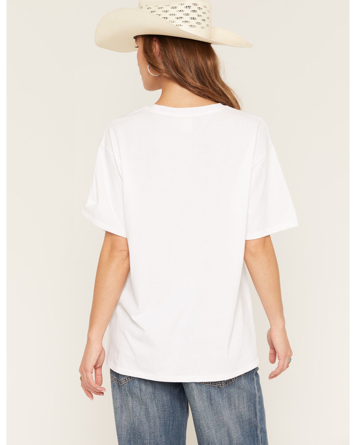 Image #4 - White Crow Women's Saddle Up Short Sleeve Graphic Tee, White, hi-res