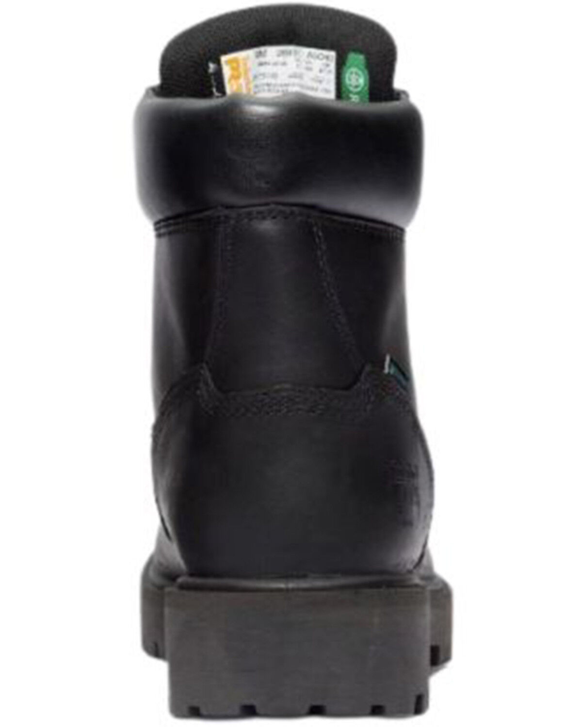 Image #4 - Timberland PRO® Men's 6" Direct Attach Waterproof Insulated Work Boots - Steel Toe, Black, hi-res