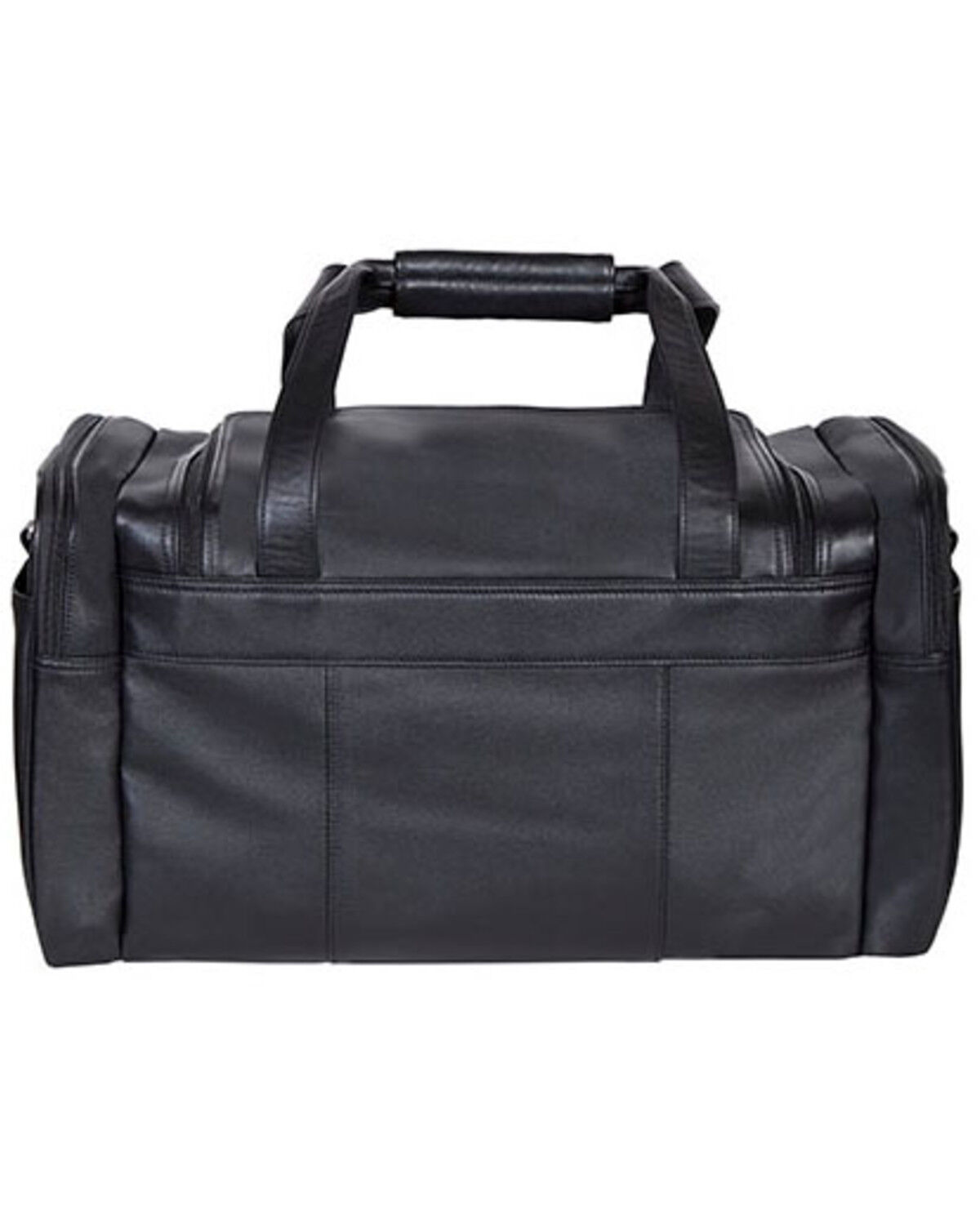 Image #2 - Scully Leather Carry-On Travel Bag, Black, hi-res