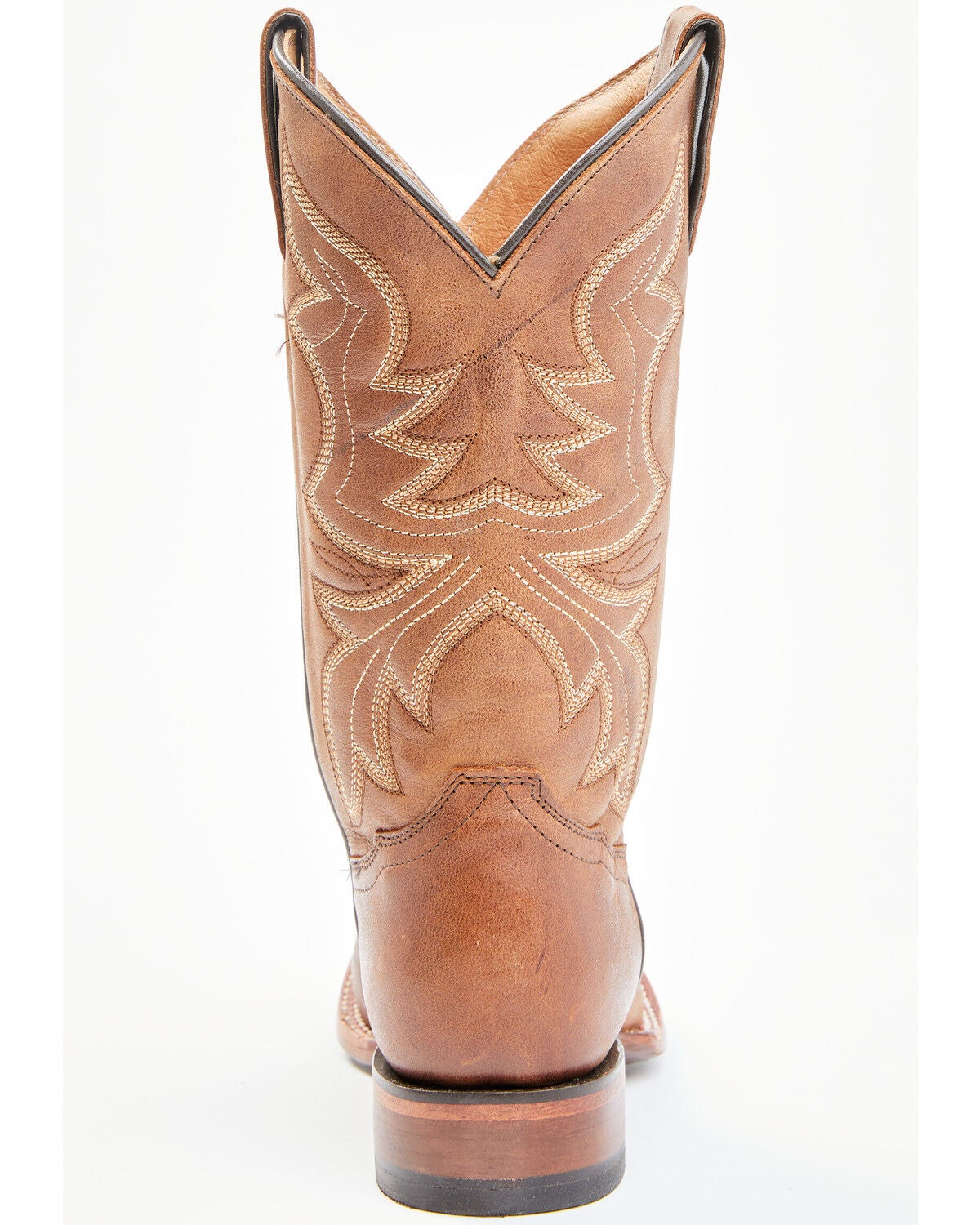 cognac western boots