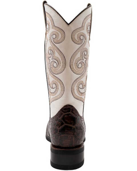 Image #5 - Ferrini Men's Kai Performance Western Boots - Broad Square Toe , Chocolate, hi-res
