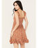 Image #4 - Rock & Roll Denim Women's Floral Print Dress, Brown, hi-res