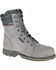 Image #2 - CAT Women's Echo Waterproof Work Boots - Steel Toe, Grey, hi-res