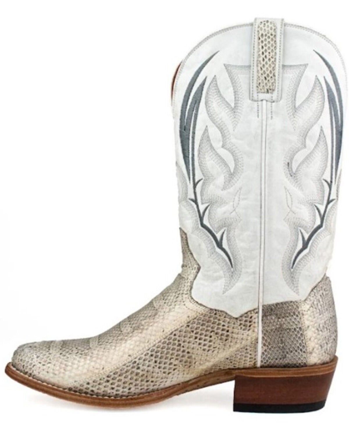 Image #3 - Dan Post Men's Exotic Snake Skin Western Boots - Round Toe, , hi-res