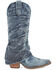 Image #2 - Dingo Women's Eye Candy Denim Western Boots - Round Toe, Blue, hi-res