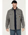 Image #1 - Hawx Men's Quilted Flannel Shirt Jacket, Charcoal, hi-res
