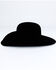 Image #2 -  Rodeo King 7X Felt Cowboy Hat, Black, hi-res