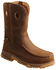 Image #1 - Twisted X Men's CellStretch Met Guard Western Work Boots - Nano Composte Toe, Brown, hi-res