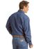 Image #3 - Wrangler Men's Denim Long Sleeve Work Shirt, Indigo, hi-res