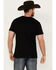 Moonshine Spirit Men's Diamond Short Sleeve Graphic T-Shirt , Black, hi-res