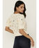 Image #4 - Driftwood Women's Floral Embroidered Knit Top, Cream, hi-res
