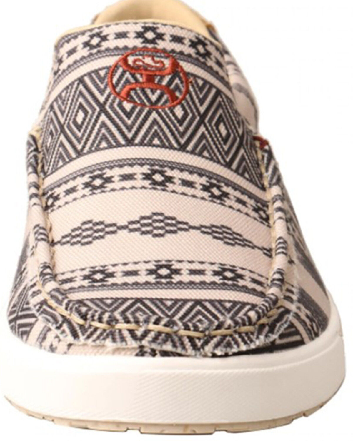 Image #4 - Hooey by Twisted X Women's Southwestern Print Casual Slip-On Lopers, Beige/khaki, hi-res