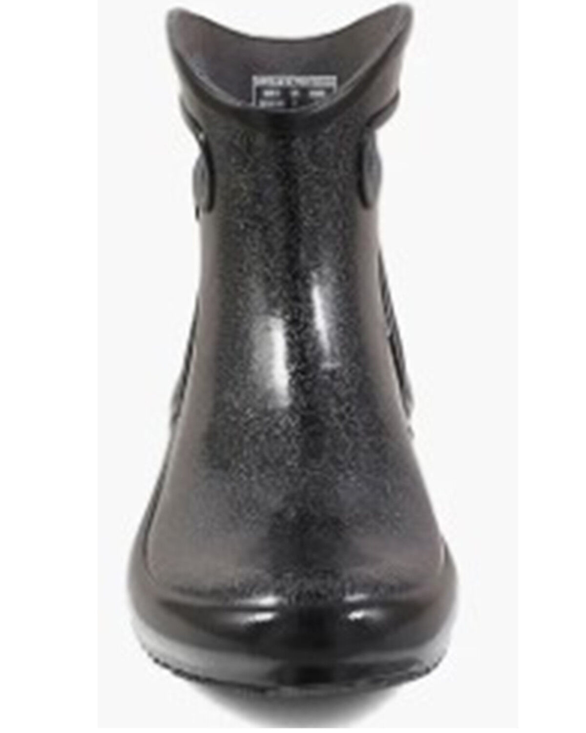 Image #3 - Bogs Women's Glitter Waterproof Rain Ankle Boots - Round Toe, Black, hi-res