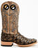 Image #2 - Cody James Men's Exotic Pirarucu Western Boots - Broad Square Toe , Brown, hi-res