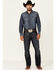 Wrangler Retro Men's Dark Wash Rocky Mount Relaxed Bootcut Jeans - Tall , Blue, hi-res